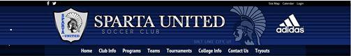Sparta United Soccer Club banner